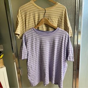 Isaac Mizrahi Pima Cotton Stripped T-shirts